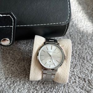 MICHAEL KORS | Silver-stone Stainless Steel Watch (Unisex)